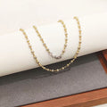 Two-Tone Bead Bracelet - 18K Gold