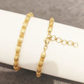 Polished Bead Bracelet - 18K Gold