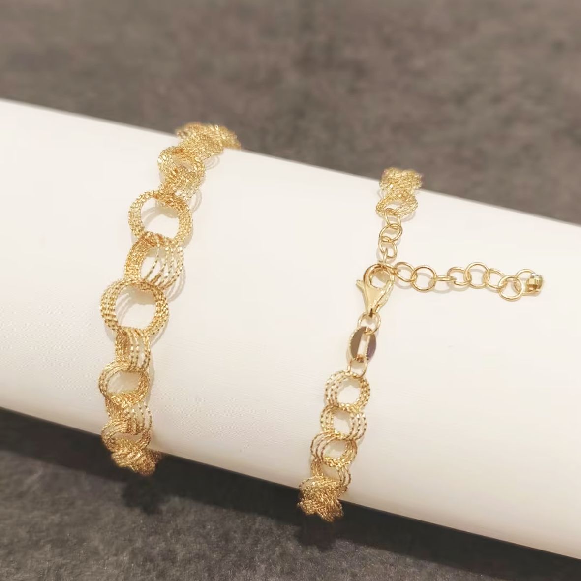 Cross Detail Bracelet - 18K Gold