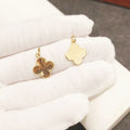 Mosaic Clover Pendant - 18K Gold
