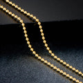 Bead Chain - 18K Gold