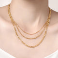 Figaro Chain - 18K Gold